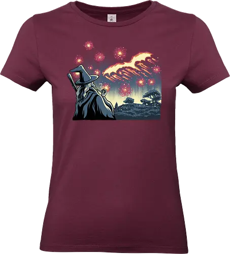 Fireoworks and Magic - Wizard, Wizard, Hobbit - Standard T-Shirt (Women)