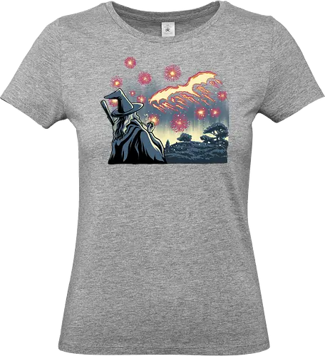 Fireoworks and Magic - Wizard, Wizard, Hobbit - Standard T-Shirt (Women)