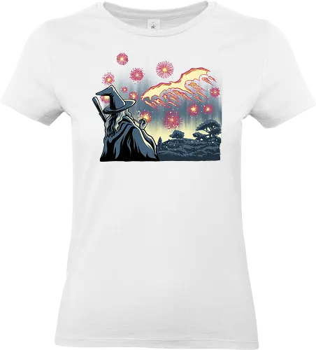 Fireoworks and Magic - Wizard, Wizard, Hobbit - Standard T-Shirt (Women)