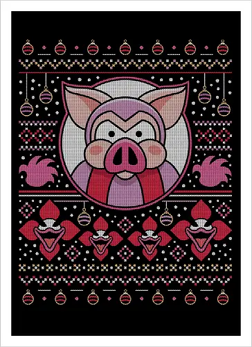 Evil Pigs Ugly Sweater