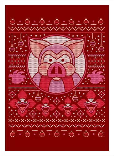 Evil Pigs Ugly Sweater