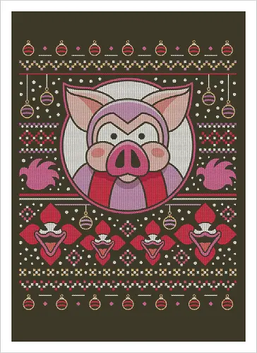 Evil Pigs Ugly Sweater