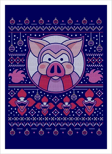Evil Pigs Ugly Sweater