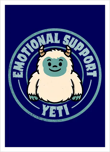 Emotional Support Yeti