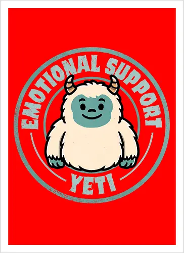 Emotional Support Yeti