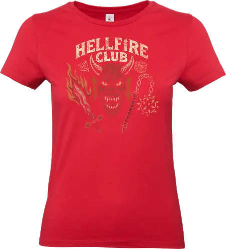 HellClub - hellfire, club, Strange, hawkins lab, hawkins high school, upside down, eleven, dustin, mike wheeler, season 4, 80s nostalgia, horror merch - Standard T-Shirt (Women)