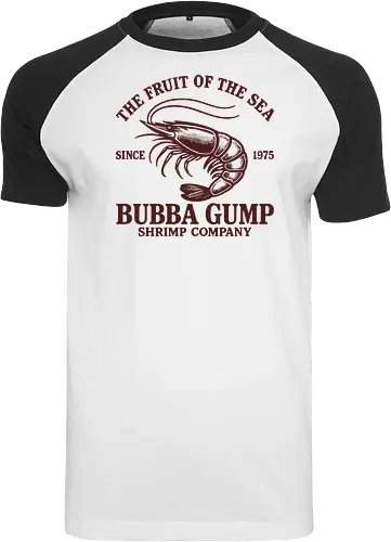 Bubba Gump - forrest gump, bubba, gump, shrimp, vintage, retro - Raglan T-Shirt