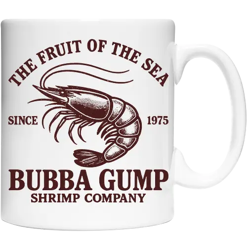 Bubba Gump - forrest gump, bubba, gump, shrimp, vintage, retro - Cup