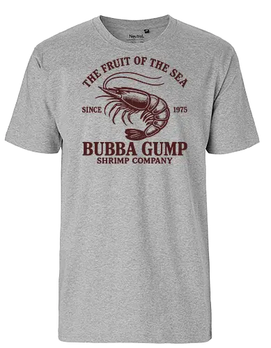 Bubba Gump - forrest gump, bubba, gump, shrimp, vintage, retro - Fairtrade T-Shirt
