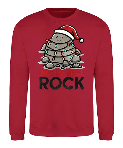 Jingle Bell Rock - Christmas, Holiday, Jingle Bells, Rock Music, Festive Decor, Merry Christmas, Winter Vibes, Ugly Sweater, Seasonal Gifts, Christmas Party, jingle bell - Sweatshirt