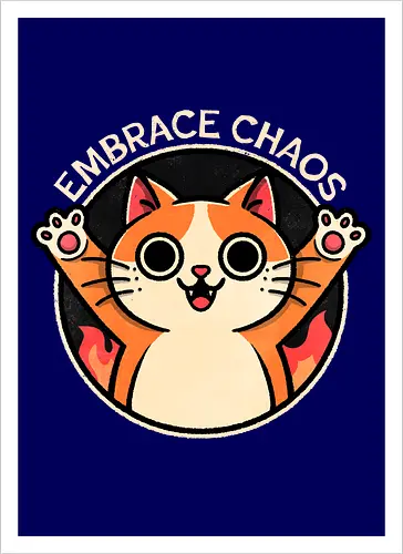 Embrace Chaos Cat