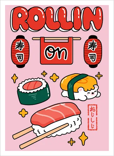 Rollin On: Cute Sushi Squad