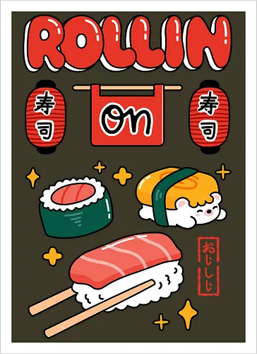 Rollin On: Cute Sushi Squad