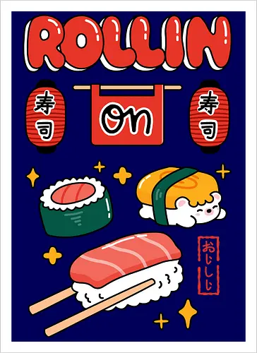 Rollin On: Cute Sushi Squad