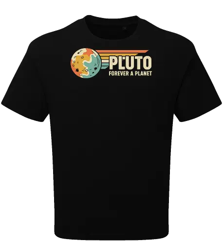Pluto: Forever A Planet - Retro Solar System