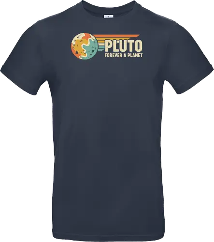 Pluto: Forever A Planet - Retro Solar System