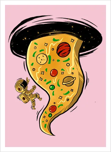 black hole pizza