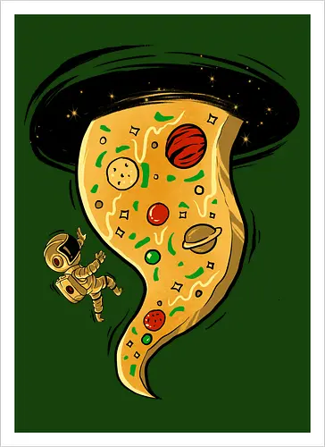 black hole pizza