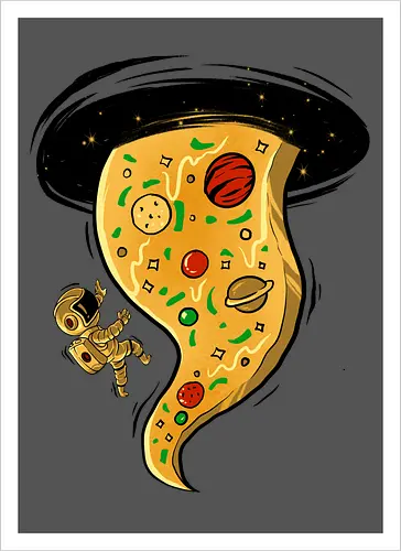 black hole pizza