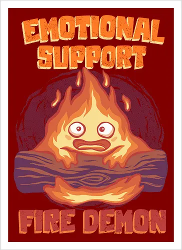 Emotional Support Fire Demon