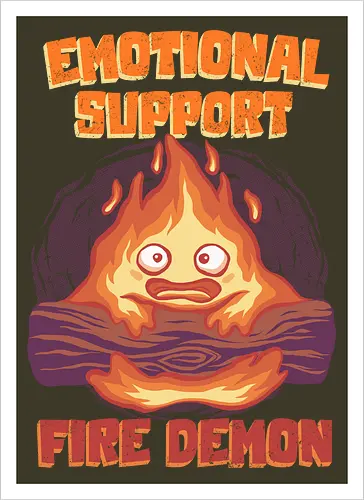 Emotional Support Fire Demon