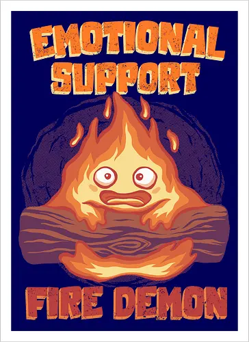 Emotional Support Fire Demon