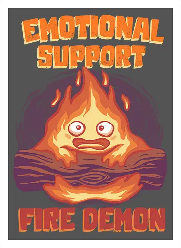 Emotional Support Fire Demon