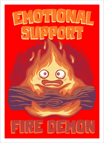 Emotional Support Fire Demon