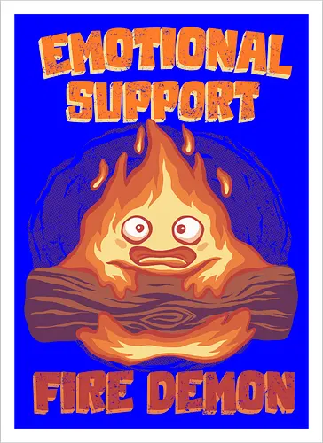 Emotional Support Fire Demon
