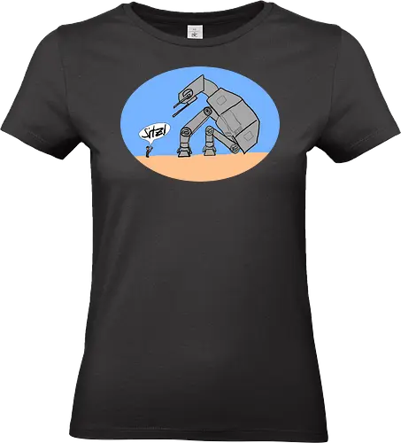 Sitz! - Außerirdische, Hund, Weltall, Brav - Standard T-Shirt (Women)