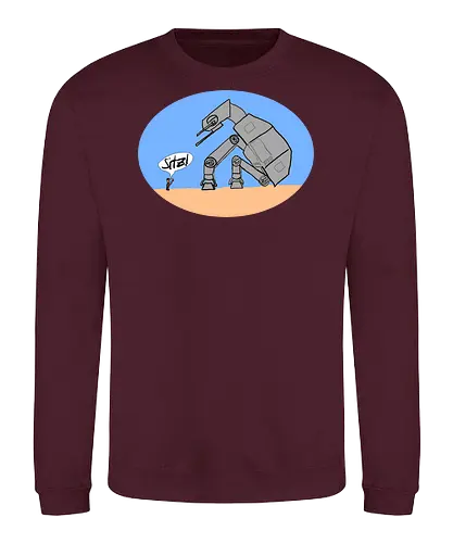 Sitz! - Außerirdische, Hund, Weltall, Brav - Sweatshirt