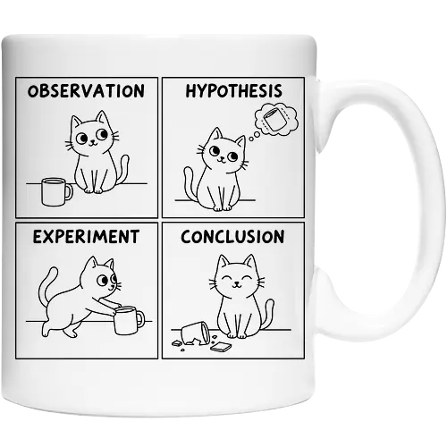 The Cat's Scientific Method: Knock It Off