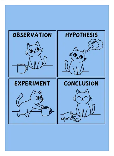 The Cat's Scientific Method: Knock It Off