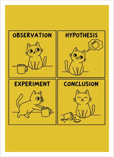 The Cat's Scientific Method: Knock It Off
