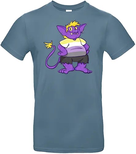 Nonbinary Goblin  - Queer, Pride, Goblin, LGBTQIA, Non binary - Standard T-Shirt