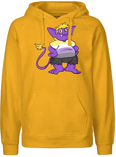 Nonbinary Goblin  - Queer, Pride, Goblin, LGBTQIA, Non binary - Fairtrade Hoodie