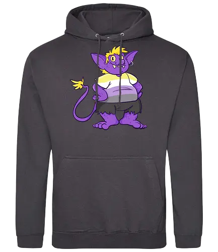 Nonbinary Goblin  - Queer, Pride, Goblin, LGBTQIA, Non binary - Standard Hoodie