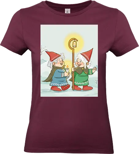 Wichtelfrauen - Wichtel, Advent, Yule, Weihnachten, Winter - Standard T-Shirt (Women)