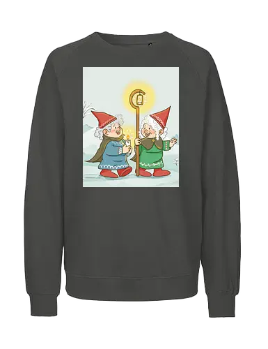 Wichtelfrauen - Wichtel, Advent, Yule, Weihnachten, Winter - Fairtrade Sweatshirt