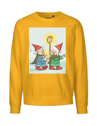 Wichtelfrauen - Wichtel, Advent, Yule, Weihnachten, Winter - Fairtrade Sweatshirt