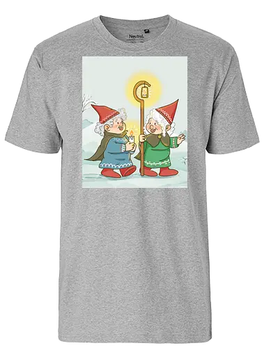Wichtelfrauen - Wichtel, Advent, Yule, Weihnachten, Winter - Fairtrade T-Shirt