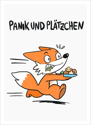 Panik und Plätzchen (schwarze Schrift)