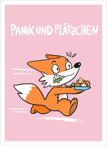 Panik und Plätzchen (weiße Schrift)