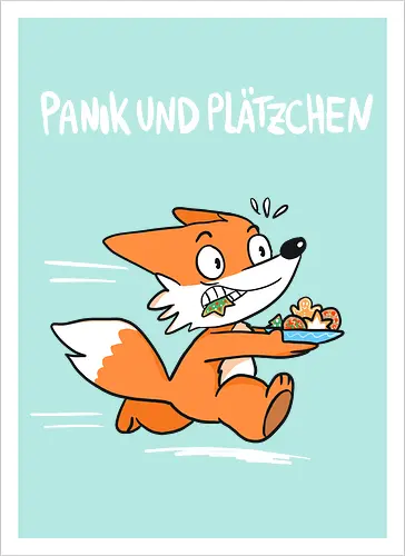 Panik und Plätzchen (weiße Schrift)