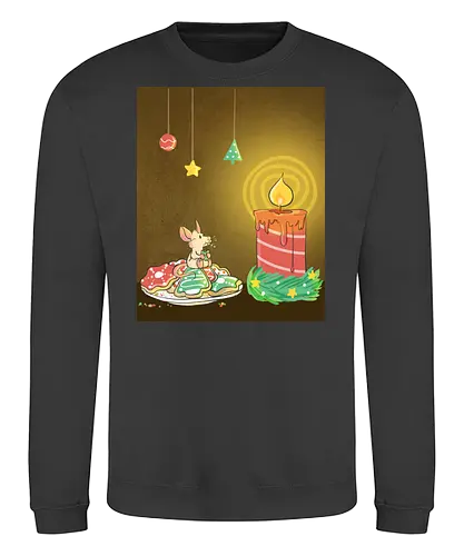 Adventsmaus - Xmas, Advent, Maus, Kekse, Xmas, Yule, Weihnachten, Plätzchen, Kerze - Sweatshirt