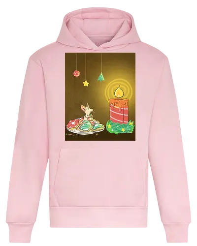 Adventsmaus - Xmas, Advent, Maus, Kekse, Xmas, Yule, Weihnachten, Plätzchen, Kerze - Heavyweight Hoodie