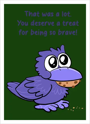 Treat Crow (violette Schrift)