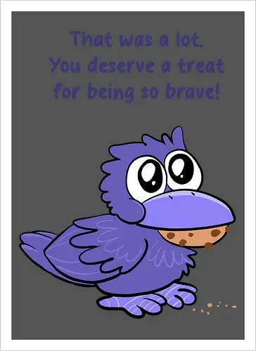 Treat Crow (violette Schrift)