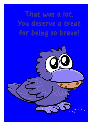 Treat Crow (violette Schrift)