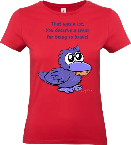 Treat Crow (violette Schrift) - Standard T-Shirt (Women)